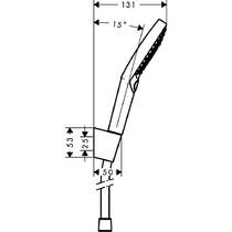 Душовий набір Hansgrohe Raindance Select S 3jet 26721400 хром/білий, фото №2