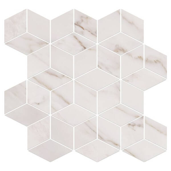Декор Opoczno Carrara Pulpis Mosaic White 28x29,7 см, фото 1