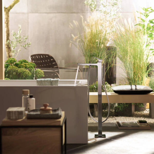 Змішувач для ванни Hansgrohe Metropol 32532000 підлоговий, хром, фото 4