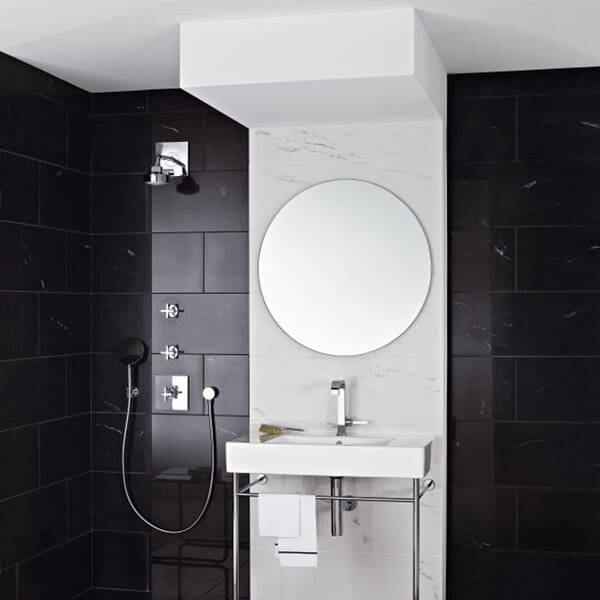 Держатель верхнего душа Hansgrohe 27412000 настенный, фото 4