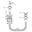 Тримач ручного душу на край ванни Hansgrohe 28307000 хром, фото 2