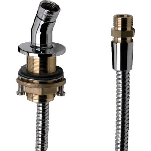 Тримач ручного душу на край ванни Hansgrohe 28307000 хром, фото 1
