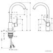 Змішувач для кухні Hansgrohe Talis S2 14870000, фото 3