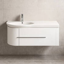 Тумба з раковиною Devit Fly 0022120 підвісна 116,5 см білий, фото 1