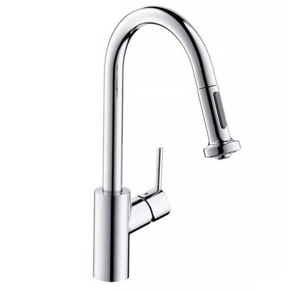 Змішувач для кухні Hansgrohe Talis S2 14877000 з висувним виливом, фото 1