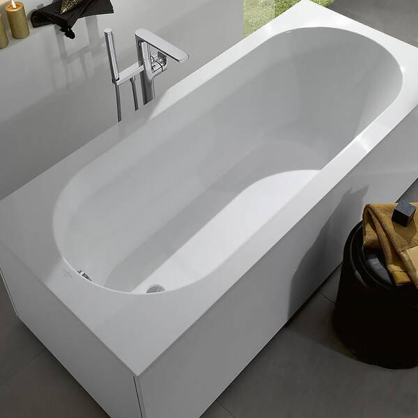 Ванна кварилова Villeroy&Boch Oberon BQ170OBE2V-01 170х75 см з ніжками, фото 3