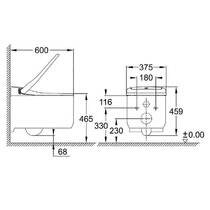 Унитаз подвесной Grohe 39354SH0 с сиденьем Soft Close, фото №4