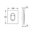 Клавіша змиву Grohe Arena Cosmopolitan 38844000 хром, фото 4