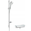 Змішувач для душу термостатичний Hansgrohe Raindance Select E 27039000 з душовим набором і штангою, хром, фото 1
