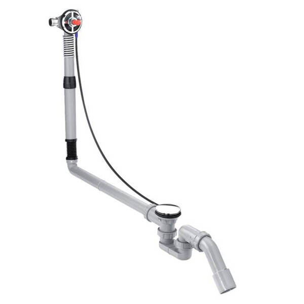 Сифон для ванни Hansgrohe Exafill 58116180 подовжений для нестандартних ванн, фото 1