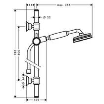 Душовий набір Axor Montreux 27982020 хром, фото №2