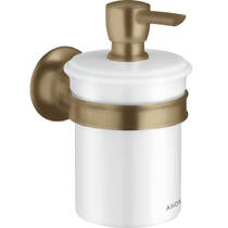 Дозатор для жидкого мыла Axor Montreux 42019140 с держателем, бронза матовый, фото №1