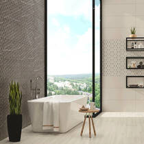 Смеситель для ванны Devit Universal 13061160 напольный с душевым набором хром, фото №4