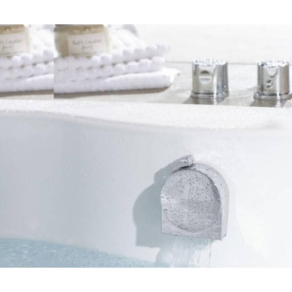 Сифон для ванни Hansgrohe Exafill S 58113000 з функцією наповнення через перелив,  з набором накладок для зливу та переливу, фото 3