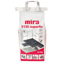 Клей для плитки Mira №3130 Superfix білий 15кг, фото №1