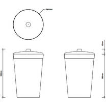 Корзина для белья Decor Walther Basket WB 0922392 ротанг темный, фото №2