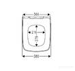 Кришка для унітаза Villeroy&Boch Architectura 9M58S101 (9958S101) Soft Close, фото 2