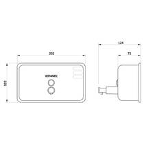Дозатор для рідкого мила Genwec GW04 02 04 02 нержавіюча сталь полірований, фото №2