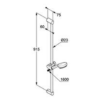 Душевой набор Kludi Logo 3S 6839305-00 хром, фото №2