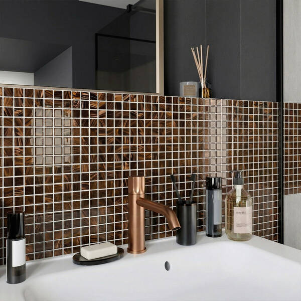 Мозаїка Mozaico De Lux K-Mos CBB004 Light Brown 32,7x32,7 см, фото 1