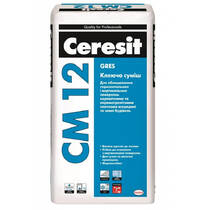Клей для плитки Ceresit СМ-12 Gres для керамограніту та гресу 25 кг, фото №1