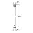 Душовий шланг Grohe Silverflex 28388000 1,75 м, фото 2