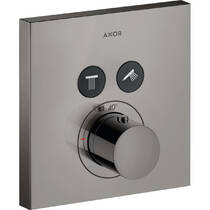 Смеситель скрытого монтажа Axor ShowerSolutions 36715330 с термостатом, черный хром матовый, фото №1