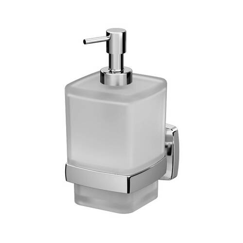 Дозатор для жидкого мыла Am.Pm Gem A9036900 с держателем хром/белый, фото 1