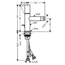 Змішувач для біде Axor Uno 45200000 хром, фото №2