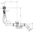 Сифон для ванни Hansgrohe Exafill S 58115180, фото 2