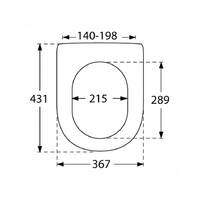 Кришка для унітаза Villeroy&Boch Sentique 98M8S101 Soft Close, фото №3