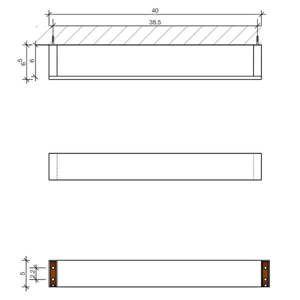 Тримач для рушників Decor Walther Brick BK HTE40 0590100 хром, фото 2