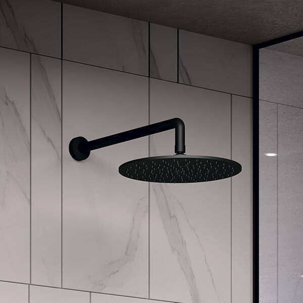 Тримач верхнього душу Paffoni ZSOF 034 NO Syncro 400 мм настінний, фото 3