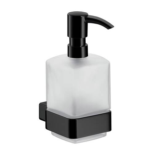Дозатор для жидкого мыла Emco Loft 0521 133 01 с держателем черный матовый, фото 1