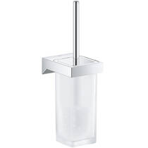 Щітка для унітаза Grohe Selection Cube 40857000 з тримачем, хром, фото №1