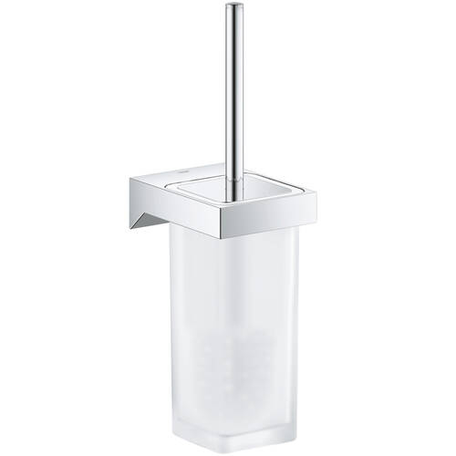 Щітка для унітаза Grohe Selection Cube 40857000 з тримачем, хром, фото 1