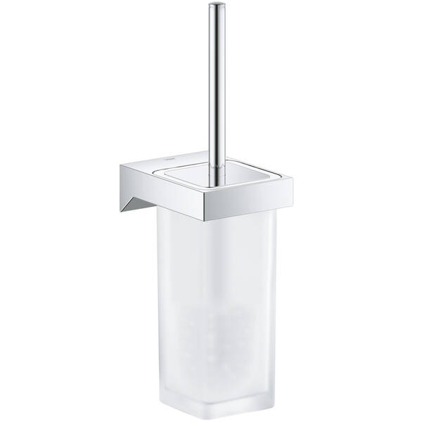 Щітка для унітаза Grohe Selection Cube 40857000 з тримачем, хром, фото 1