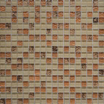 Мозаїка Grand Kerama 582 Мікс Бежевий-Бронза Рельєф-Камінь 30х30 см, фото №1