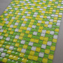 Мозаїка Grand Kerama 804 Мікс зелений, білий, жовтий 30х30 см, фото №2