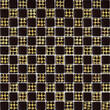 Мозаїка Grand Kerama 806 Шахматка Шоколад-Ромб Золото 30х30 см, фото 1
