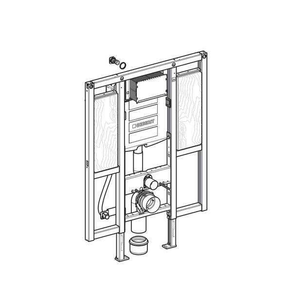 Инсталляция для унитаза Geberit Duofix Sigma 111.375.00.5 для лиц с ограниченными возможностями, фото 2