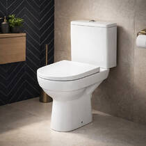 Унітаз-компакт Cersanit City Clean On 602 011 із сидінням з дюропласту Soft Close, фото №1