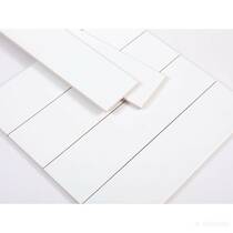 Плитка Almera Ceramica Gms1301 White 10x30 см, фото №3