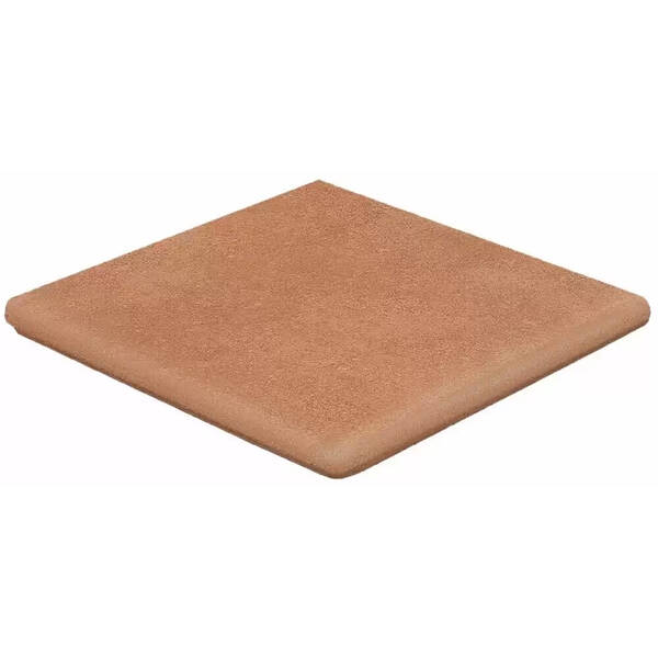 Сходинка Exagres Vega Cartabon Fiorent Rojo Liso Кут. 33,5x33,5 см, фото 1