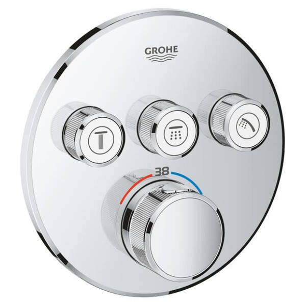 Смеситель скрытого монтажа для душа Grohe Grohtherm SmartControl 29121000 с термостатом, фото 1