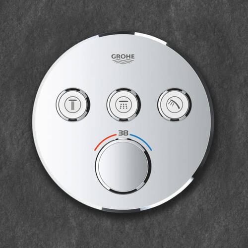 Змішувач прихованого монтажу для душу Grohe Grohtherm SmartControl 29121000 з термостатом, фото 5