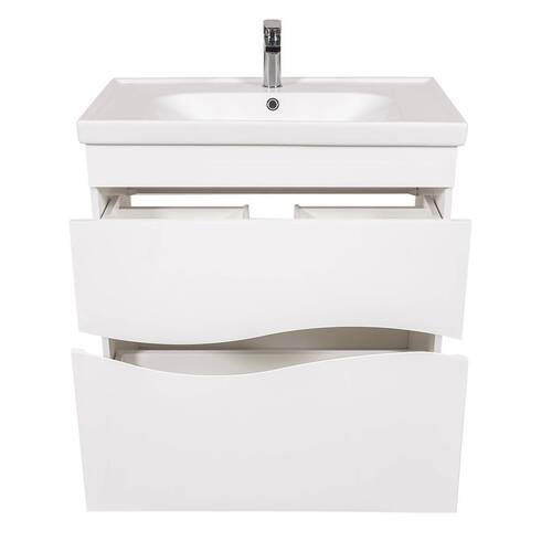 Тумба з раковиною Аква Родос Альфа 27117 Frame підлогова 80 см, фото 3