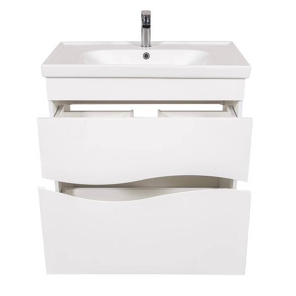 Тумба з раковиною Аква Родос Альфа 27117 Frame підлогова 80 см, фото 3