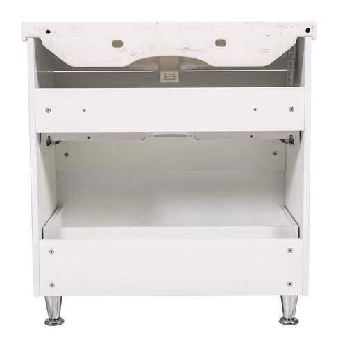 Тумба з раковиною Аква Родос Альфа 27117 Frame підлогова 80 см, фото 6