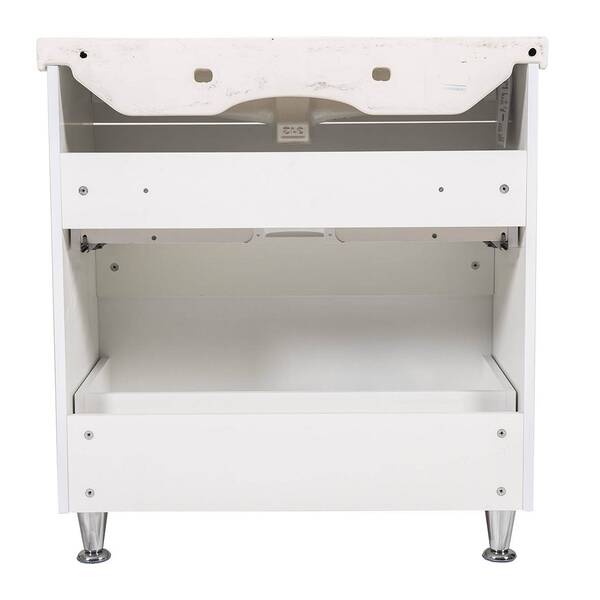 Тумба з раковиною Аква Родос Альфа 27117 Frame підлогова 80 см, фото 6